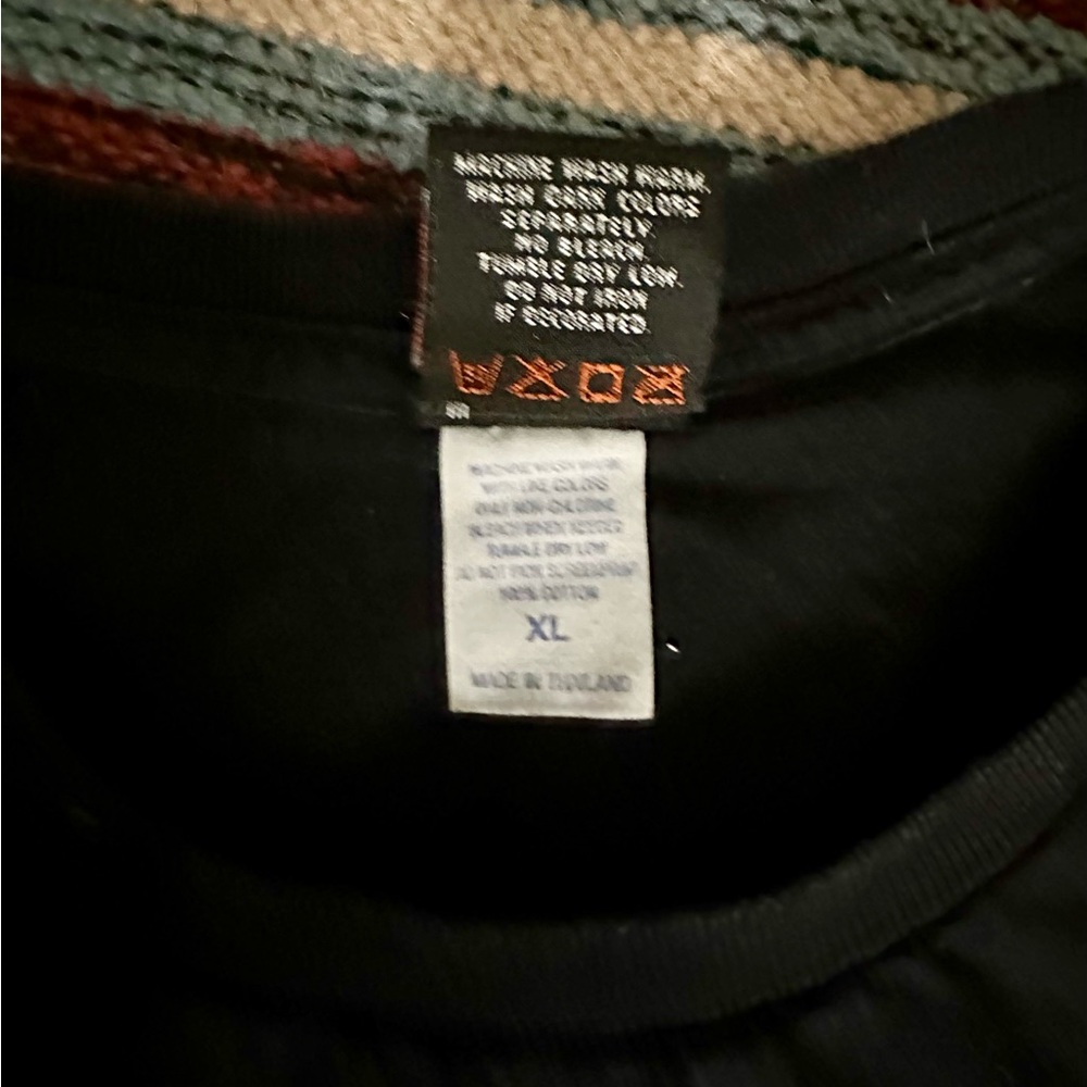 Harley-Davidson Black and Orange Logo Tee - Picture 4 of 5